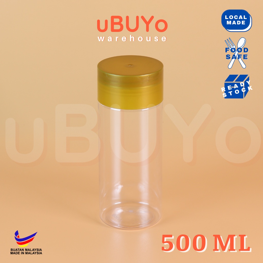 sg-11134201-7rbk5-lmfvj1tgc0nu80 BALANG KUIH/BALANG KUEH/BALANG RAYA PLASTIK (300m, 400ml, 500ml, 600ml) + Stopper Bekas Rempah ChocoJar - BP0508 PINK,NO STOPPER - Image 23