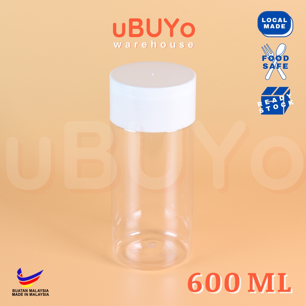 sg-11134201-7rbka-lmfvj3p5ky1m78 BALANG KUIH/BALANG KUEH/BALANG RAYA PLASTIK (300m, 400ml, 500ml, 600ml) + Stopper Bekas Rempah ChocoJar - BP0508 PINK,NO STOPPER - Image 28