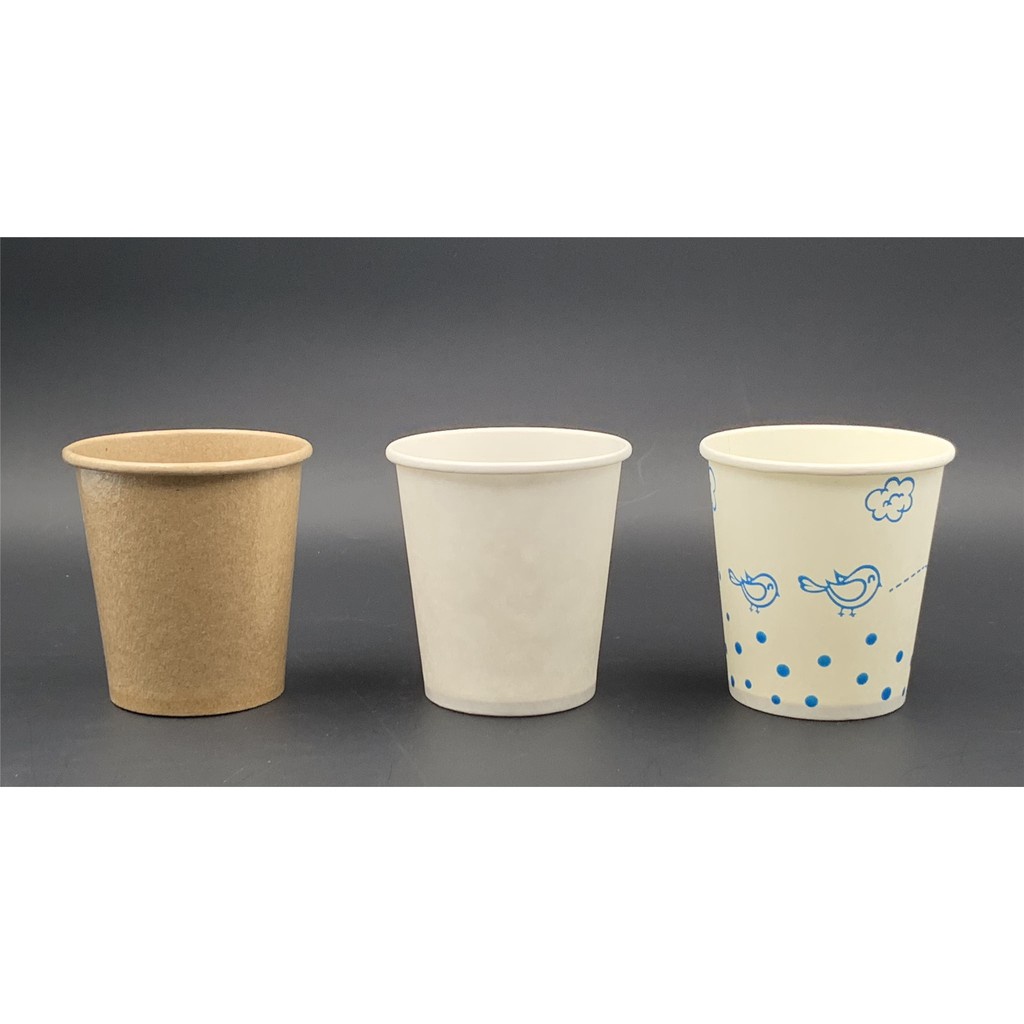 sg-11134201-7rbkh-lmyjxx2wvb63c4 6oz Paper Cup White / Brown / Printed ( 50pcs± ) ABBA ware - Disposable Paper Cup - White - ABBAware - Image 1