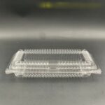 OPS - L03H - BENXON Plastic Tray with Lock [ 50pcs± ] Bakery Disposable Plastic Clear Food Box - Bekas Makanan - L 03 H - Image 3