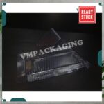 3173 Sandwich Box VMP [50pcs] 3173 Bakery Disposable Plastic Tray Clear Food Box