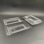 OPS - L01H - BENXON Plastic Tray with Lock [ 50pcs± ] Bakery Disposable Plastic Clear Food Box - Bekas Makanan - OP1H - Image 5