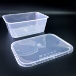 CB Ware [50sets]A500 A650 A750 A1000 A1500 Chunbe Rectangular Microwave Food Container With Lid / Kotak Plastik Nasi Kek - A500 (500ml, 50 pcs) - Image 2