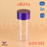 BALANG KUIH/BALANG KUEH/BALANG RAYA PLASTIK (300m, 400ml, 500ml, 600ml) + Stopper Bekas Rempah ChocoJar - BP0508 PINK,NO STOPPER - Image 29