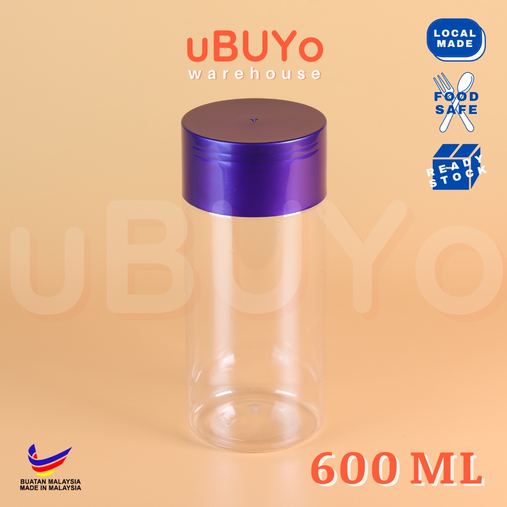 sg-11134201-7rbl3-lmfvj4094pcq66 BALANG KUIH/BALANG KUEH/BALANG RAYA PLASTIK (300m, 400ml, 500ml, 600ml) + Stopper Bekas Rempah ChocoJar - BP0508 PINK,NO STOPPER - Image 29