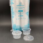 4oz PP Round Container & Lid  [ 100sets± ] ABBA A4 CB R4 Disposable Plastic PP Food Box Thick Bekas Dadih CBware - ABBAware A4 - Image 2