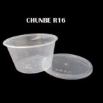 CHUNBE CB WARE R16 (10 X 50set)(500set) 16oz Round Microwave Container / Food Container With Lid 16 oz - Image 2