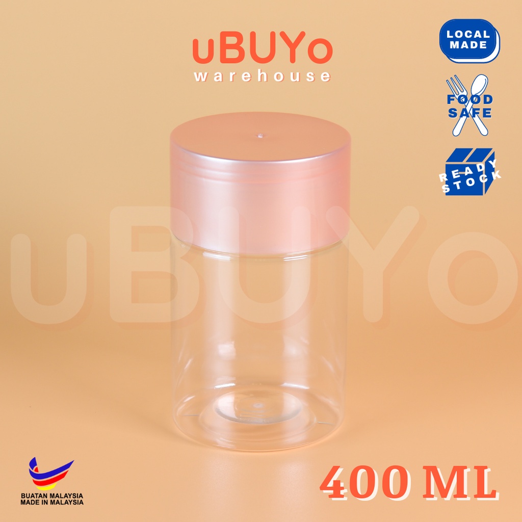 sg-11134201-7rblq-lmfvixpacu3d83 BALANG KUIH/BALANG KUEH/BALANG RAYA PLASTIK (300m, 400ml, 500ml, 600ml) + Stopper Bekas Rempah ChocoJar - BP0508 PINK,NO STOPPER - Image 13