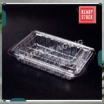 OPS - OP2H -BENXON Plastic Tray [ 100pcs± ] Bakery Disposable Plastic Clear Food Box - Bekas Makanan - OP 2H