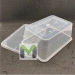 CHUNBE CB WARE A1000 (5 X 50set)1000 Rectangular Microwave Container With Lid / PP Disposable Container - 950ml - Image 3