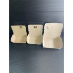 (DAUN)50PCS ECO Paper Lunch Box / Brown Colour Paper Lunch Box/ Paper Lunch Box Murah / Biodegradable Paper Product - S - Image 5