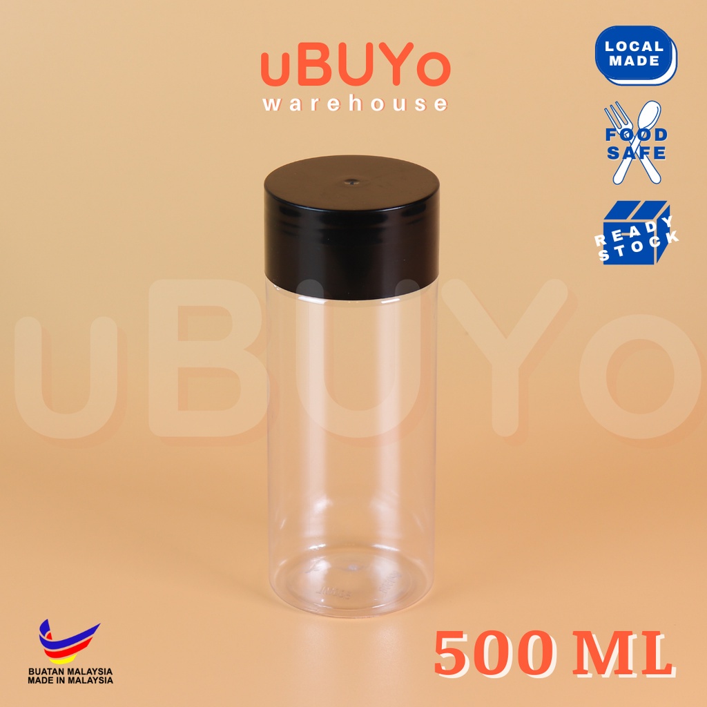sg-11134201-7rbm3-lmfvj13xddbd80 BALANG KUIH/BALANG KUEH/BALANG RAYA PLASTIK (300m, 400ml, 500ml, 600ml) + Stopper Bekas Rempah ChocoJar - BP0508 PINK,NO STOPPER - Image 21