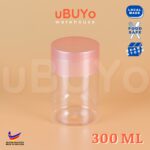 BALANG KUIH/BALANG KUEH/BALANG RAYA PLASTIK (300m, 400ml, 500ml, 600ml) + Stopper Bekas Rempah ChocoJar - BP0508 PINK,NO STOPPER - Image 10