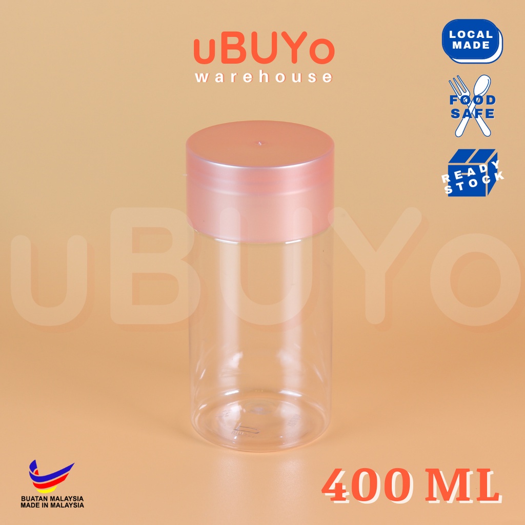 sg-11134201-7rbm7-lmfvj012y7nd43 BALANG KUIH/BALANG KUEH/BALANG RAYA PLASTIK (300m, 400ml, 500ml, 600ml) + Stopper Bekas Rempah ChocoJar - BP0508 PINK,NO STOPPER - Image 19
