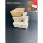 (DAUN)50PCS ECO Paper Lunch Box / Brown Colour Paper Lunch Box/ Paper Lunch Box Murah / Biodegradable Paper Product - S - Image 3