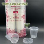 8oz PP Round Container [ 100pcs± ] ABBA A8 - Disposable Plastic Food Container (Bekas Jelly /Dadih) - Thick - Image 4