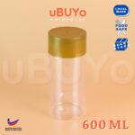 BALANG KUIH/BALANG KUEH/BALANG RAYA PLASTIK (300m, 400ml, 500ml, 600ml) + Stopper Bekas Rempah ChocoJar - BP0508 PINK,NO STOPPER - Image 26