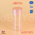 BALANG KUIH/BALANG KUEH/BALANG RAYA PLASTIK (300m, 400ml, 500ml, 600ml) + Stopper Bekas Rempah ChocoJar - BP0508 PINK,NO STOPPER - Image 25