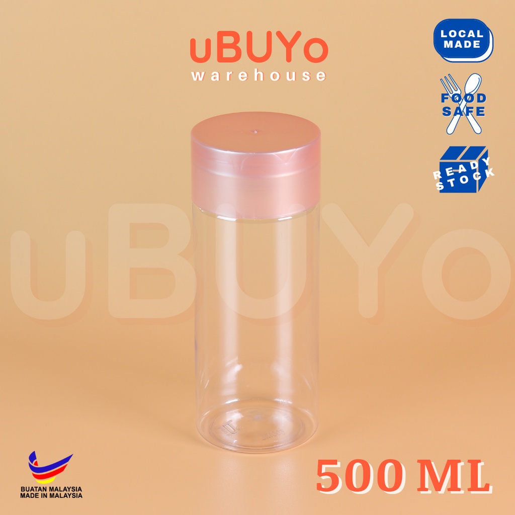 sg-11134201-7rbn5-lmfvj1gev3vd4b BALANG KUIH/BALANG KUEH/BALANG RAYA PLASTIK (300m, 400ml, 500ml, 600ml) + Stopper Bekas Rempah ChocoJar - BP0508 PINK,NO STOPPER - Image 22