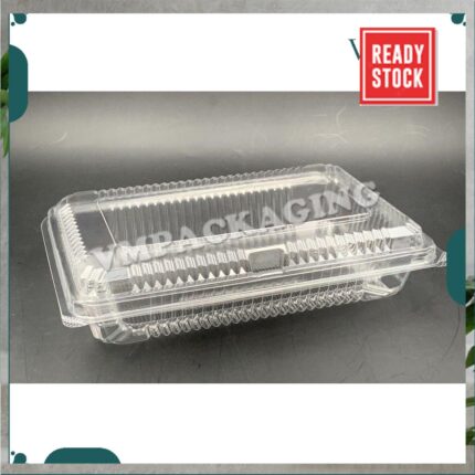 OPS - H1L - BENXON Plastic Tray with Lock [ 100pcs± ] Bakery Disposable