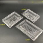 OPS - L02H - BENXON Plastic Tray with Lock [ 50pcs± ] Bakery Disposable Plastic Clear Food Box - Bekas - OP2H LOCK - Image 8