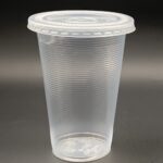 BENXON 12oz / 16oz PP Cup with "Flat Lid" [ 100sets ] PP360 / PP500 - Disposable Plastic Cup - 12 / 16 oz - 22oz -  Flat Lid - Image 6