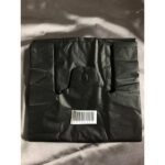 VM - Quality Black Singlet Bag - Thick Handle Bag / Beg Plastik Tebal / T-Shirt Bag Hitam - 250gm± - 12" x 15" - 250gm± - Image 5