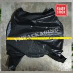 VM - Quality Black Singlet Bag - Thick Handle Bag / Beg Plastik Tebal / T-Shirt Bag Hitam - 250gm± - 12" x 15" - 250gm± - Image 3