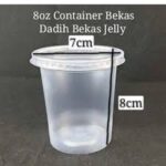 BEKAS DADIH / 8oz 4oz 2oz PP Round Plastic Container 100pcs ( Bekas Jeli / Bekas Dadih) JELLY CHEAPEST! BEST pk8 pk4 pk2 - 8oz PK8/EC8 50set - Image 3