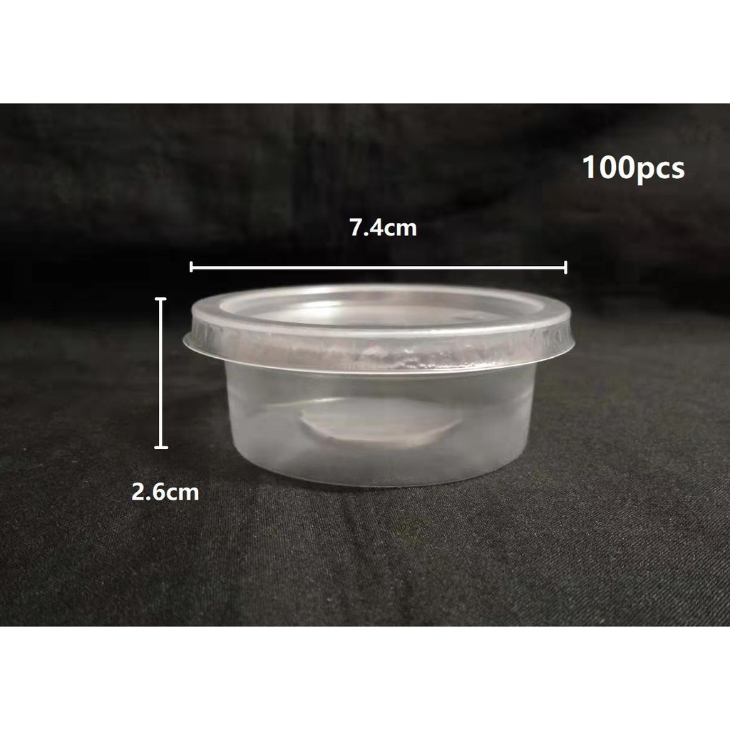 sg-11134201-7rcf1-lryktox1ss5u79 BEKAS DADIH / 8oz 4oz 2oz PP Round Plastic Container 100pcs ( Bekas Jeli / Bekas Dadih) JELLY CHEAPEST! BEST pk8 pk4 pk2 - 8oz PK8/EC8 50set - Image 5