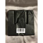 VM - Quality Black Singlet Bag - Thick Handle Bag / Beg Plastik Tebal / T-Shirt Bag Hitam - 250gm± - 12" x 15" - 250gm± - Image 4