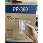 【1 Carton】Benxon PP360 PP Cup - 12oz PP Hygienic Cup -PP Plastic Cup ( Cup Only -2000pcs