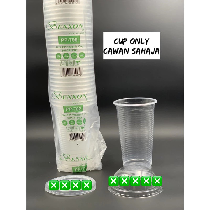 sg-11134201-7rd44-m727esgwwvzmd8 【1 Carton】Benxon PP700 PP Cup - 22oz PP Hygienic Cup -PP Plastic Cup ( Cup Only -1000pcs - Image 3