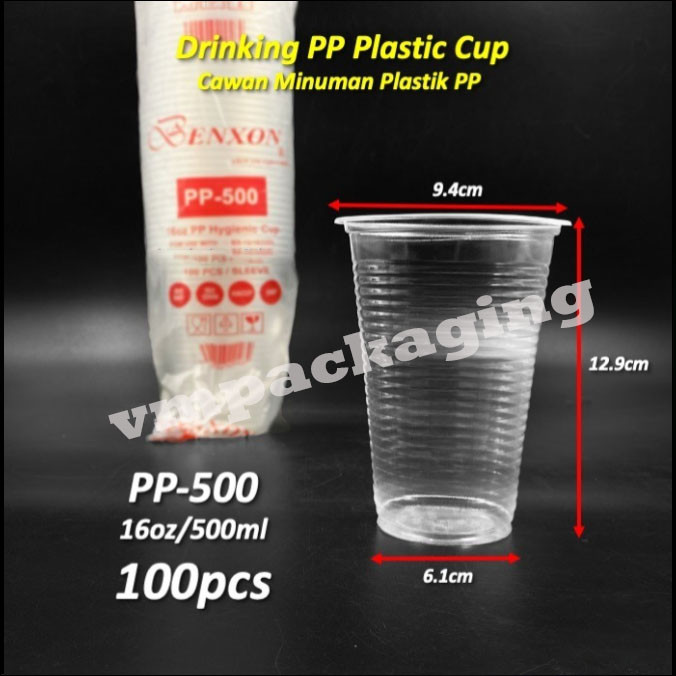 sg-11134201-7rdx0-mbt6njkjtxlia2 Benxon PP360/PP500 Drinking PP Cup Transparent 100pcsX20Pkt - 1Ctn Cawan Minumam Plastik PP - PP500 Cup Only-1CTN - Image 5