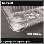 GO-14L OPS Plastic Tray with Lock (BULK 1,000pcs±)Bakery Disposable Clear TRAY / BENXON OPS H14L - Image 3
