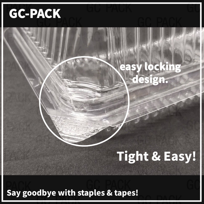 sg-11134201-7rdxd-mcxk4ll200no7e GO-14L OPS Plastic Tray with Lock (BULK 1,000pcs±)Bakery Disposable Clear TRAY / BENXON OPS H14L - Image 3