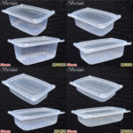 Benxon RT-750 RT-1000 Rectangular Container & Lid ( 50sets± ) Disposable Plastic PP Food Bento Lunch Box RT 500 650 750 - RT-1000 Black - Image 3