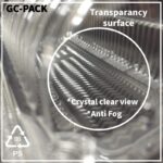 GO-14L OPS Plastic Tray with Lock (BULK 1,000pcs±)Bakery Disposable Clear TRAY / BENXON OPS H14L - Image 4