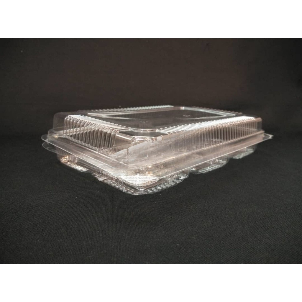 sg-11134201-7renw-mdud6ycnbluqbe 6 cavity Mooncake tray Kuih Container BX162 / Disposable Plastic Clear Bakery Container / BX 162 / Bekas Kuih (50pcs±) - Image 4