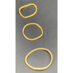 Virgin Rubber Band packed 500gm [ Green / Yellow ] 1½" / 1" - Mahakit Diamond Gelang Getah - 1" - Yellow - Image 2